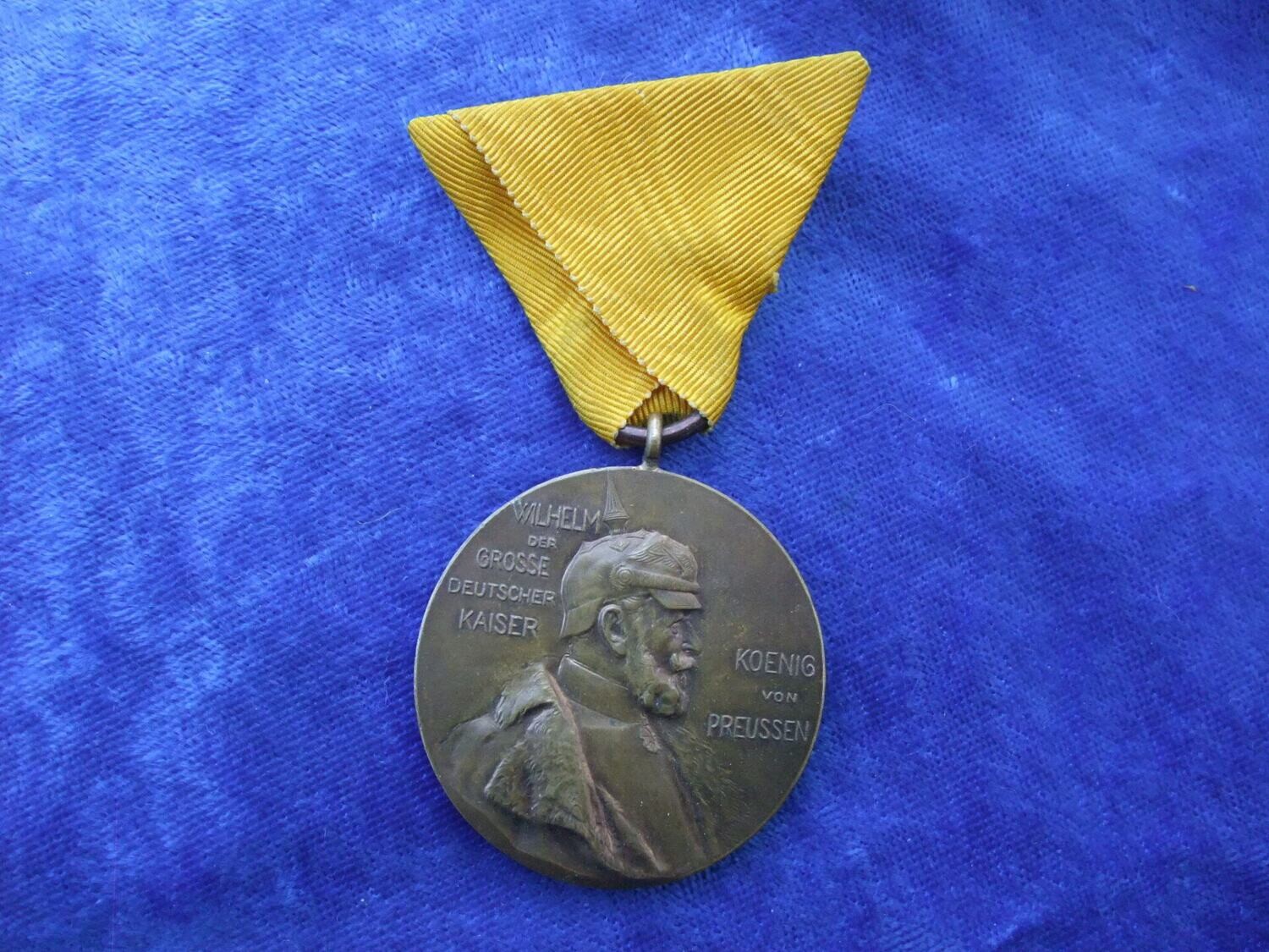 Centenarmedaille Preussen an Einzelspange Dreiecksband