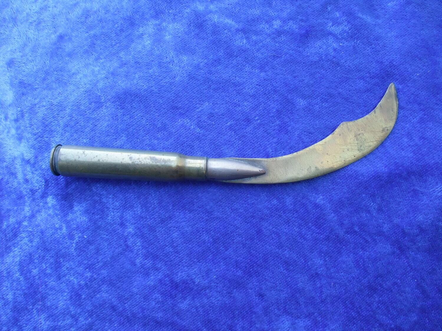 Brieföffner, Reservistika Grabenkunst Patrone mit Klinge.