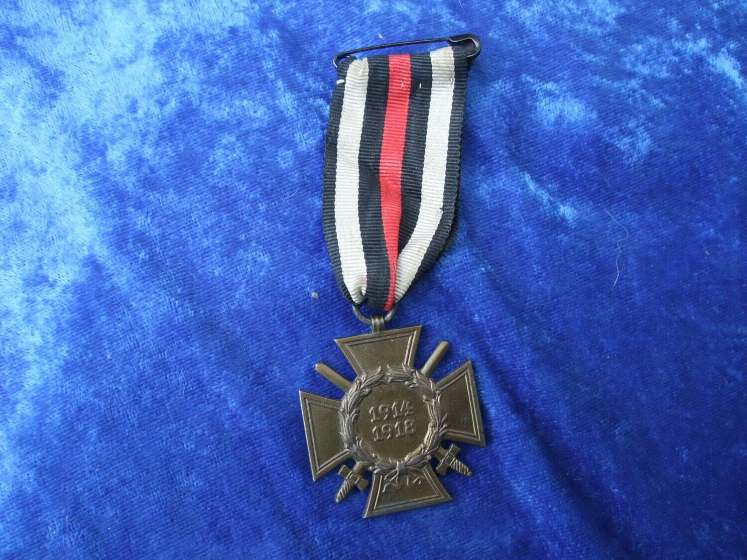 Ehrenkreuz für Frontkämpfer des Weltkrieges 1914–1918 seltener Hersteller Erbe