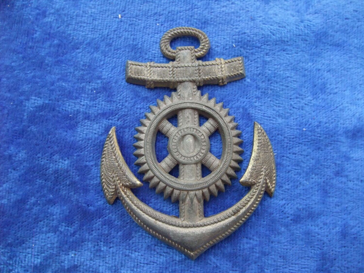 Kriegsmarine: Dienstgradabzeichen Maschinistenmaat, Metall.