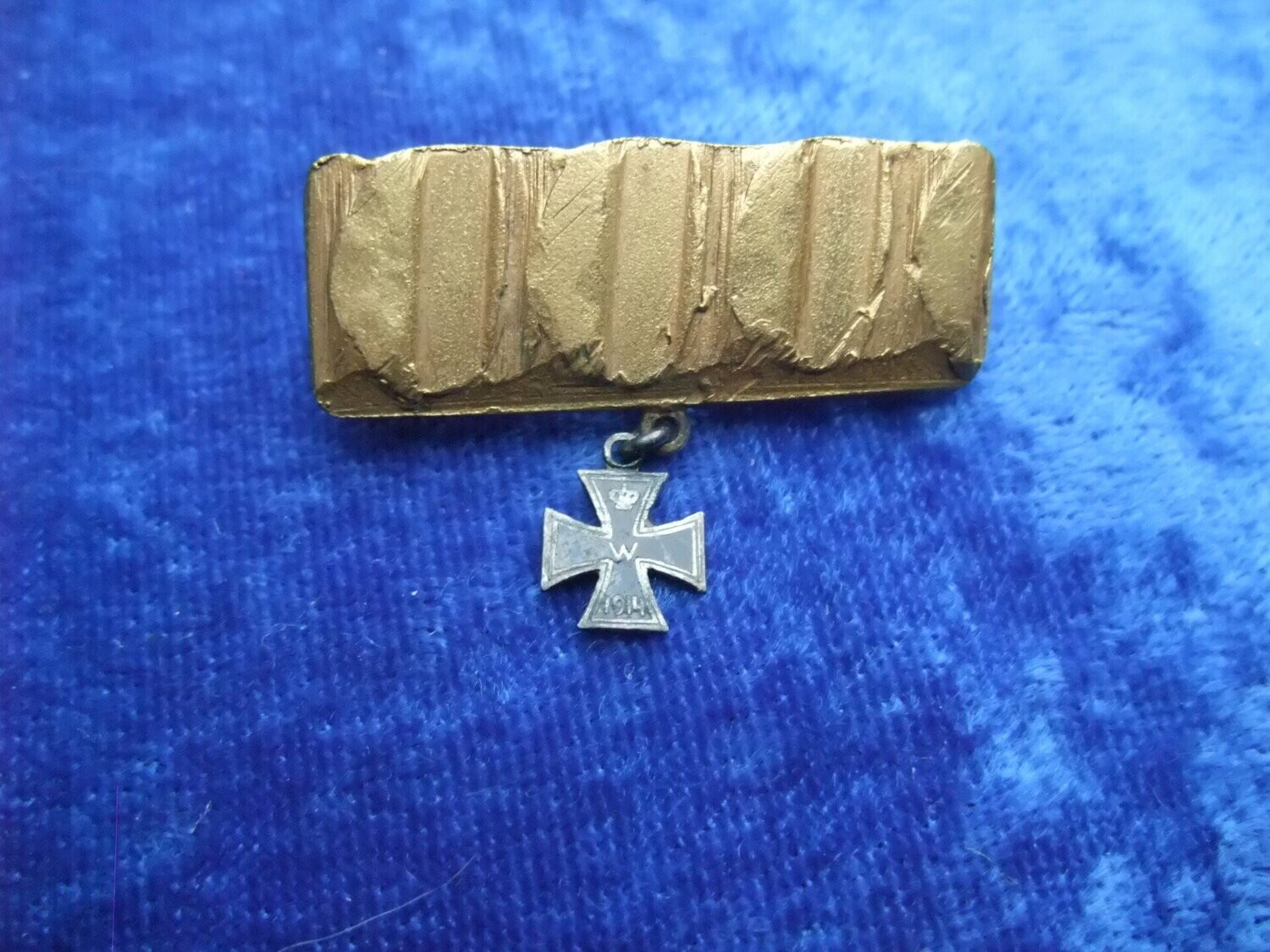 Patriotika Eisernes Kreuz 1914 an Granatführungsring