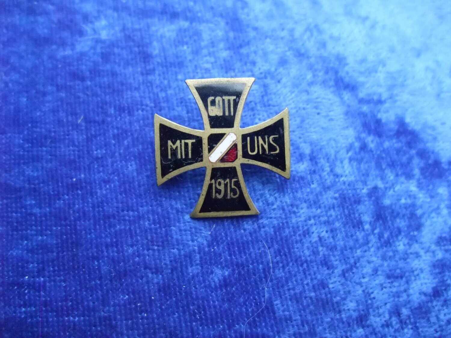 Patriotika Eisernes Kreuz Gott mit Uns 1915
