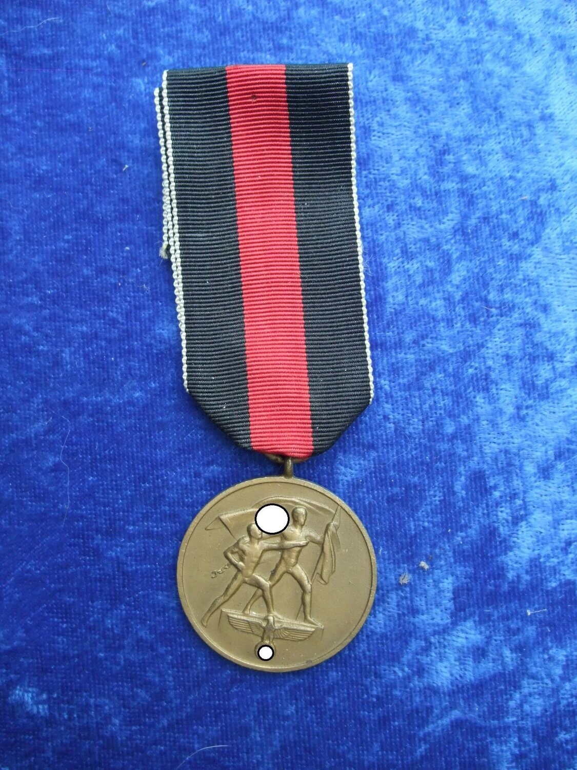 Medaille zur Erinnerung an den 1. Oktober 1938 Anschluss Sudetenland