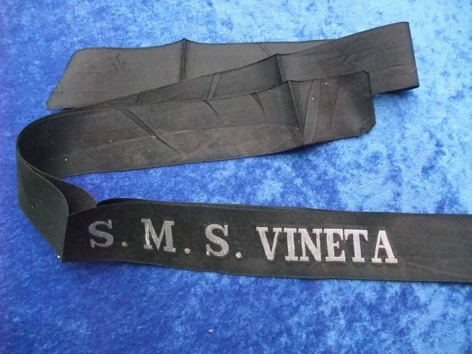 Kaiserliche Marine Mützenband S.M.S. Vineta