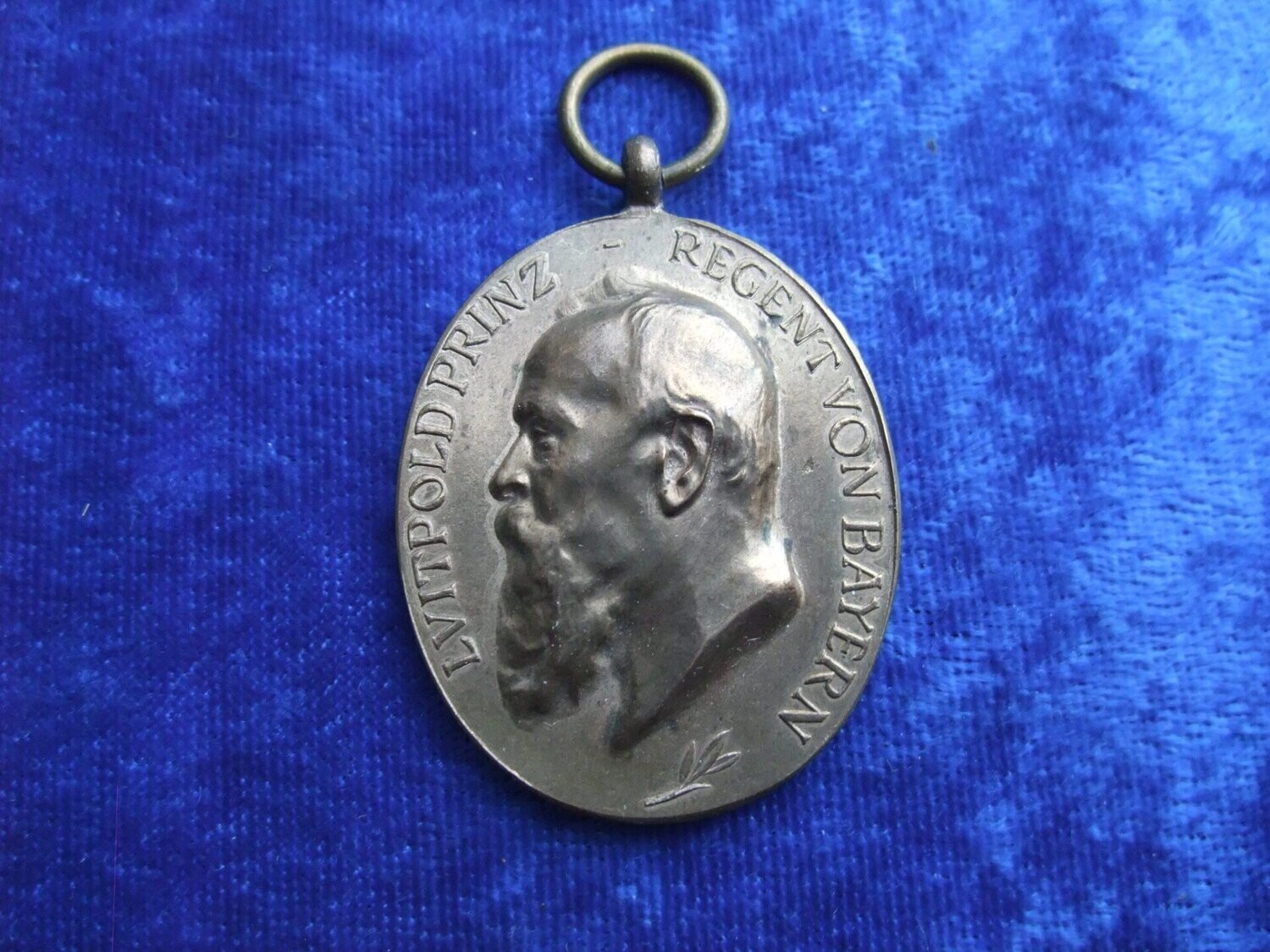 Bayern Prinzregent Luitpold Medaille in Silber In Treue fest 1905