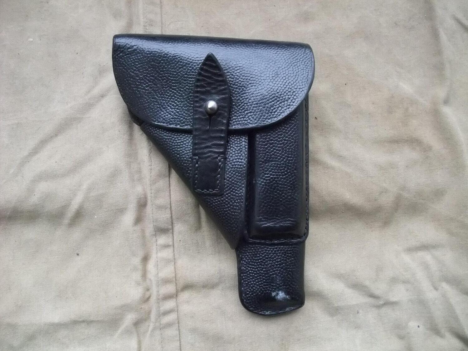 Wehrmacht Offizier Pistolentasche für Walther PP mit Magazin