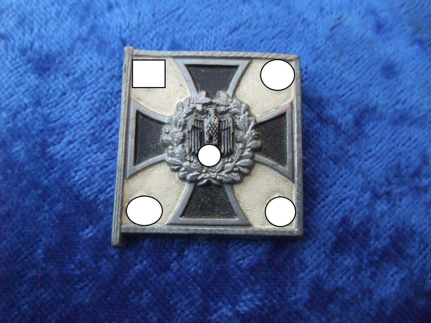 Abzeichen Winterhilfswerk WHW Fahne Standarte WH Infanterie