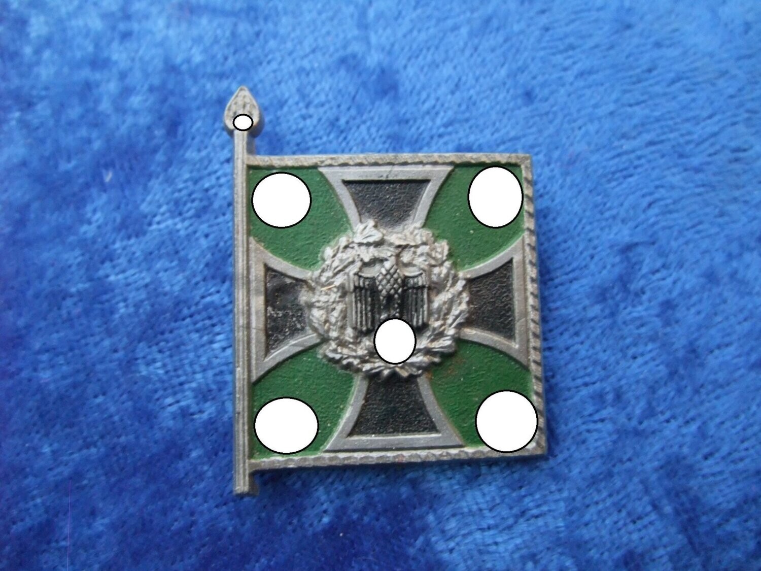 Abzeichen Winterhilfswerk WHW Fahne Standarte WH Jäger