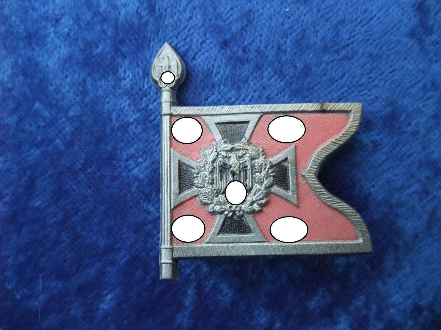 Abzeichen Winterhilfswerk WHW Fahne Standarte WH Kraftfahrkampftruppe