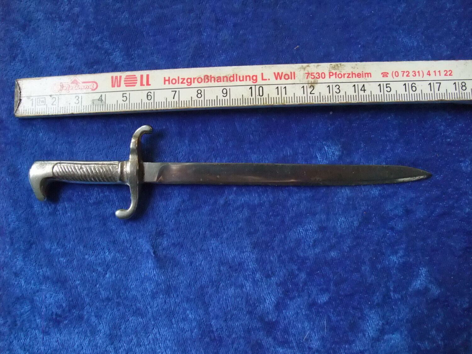 Preussen: Bajonett M71, Miniatur, Brieföffner.