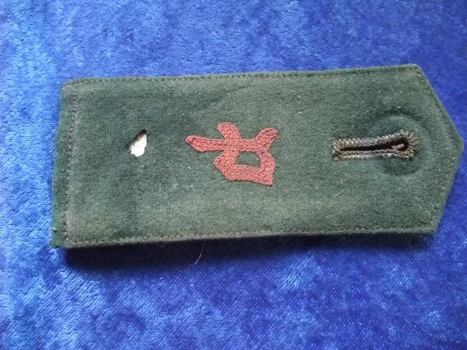 Wehrmacht Heer einzelne  Schulterklappe Panzerjäger für Mannschaften