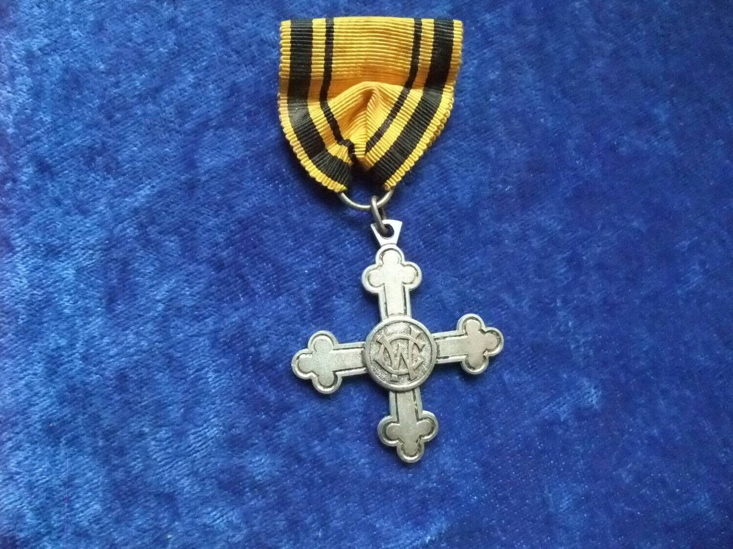 Württemberg: Charlottenkreuz 1916 an Einzelschnalle.