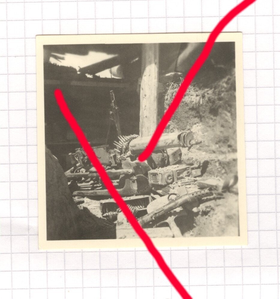 O88, Foto belgische Stellung Bunker MG