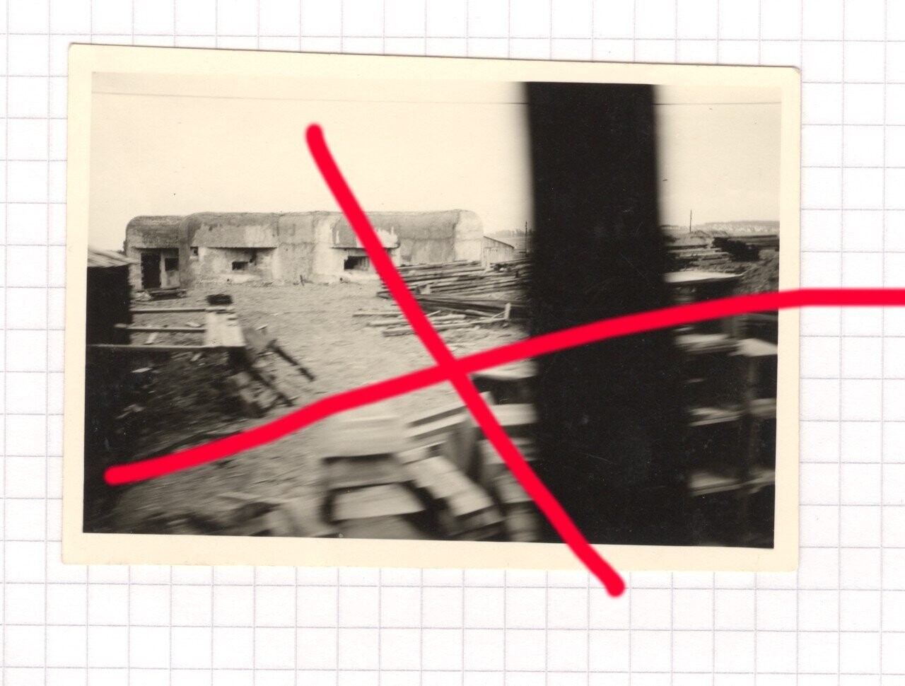 O84, Foto französischer Bunker Maginotlinie