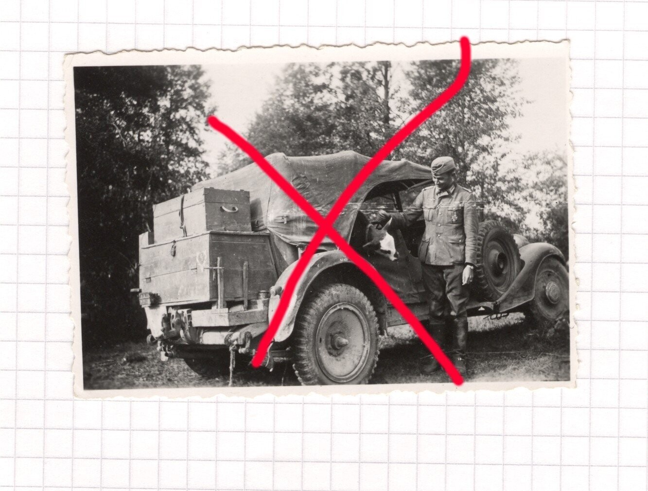 O108, Foto Wehrmacht PKW Horch Kübelwagen