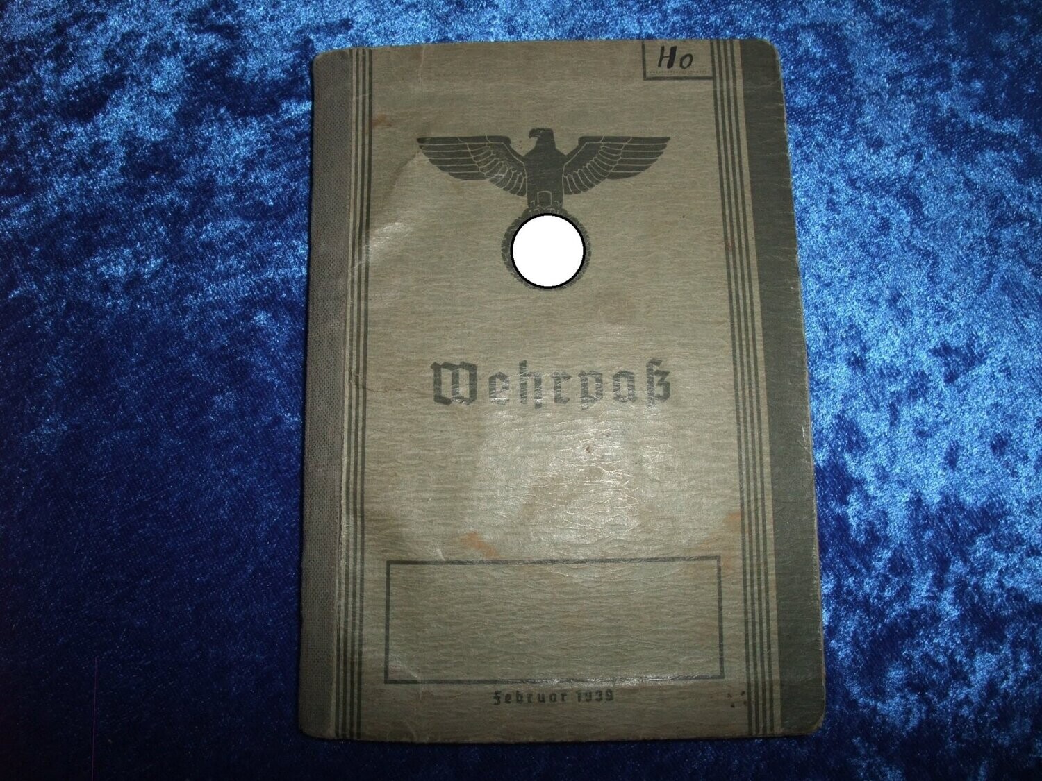Wehrpass für einen Gebirgsjäger, Einsatz Finnland/Norwegen. Lapplandschild