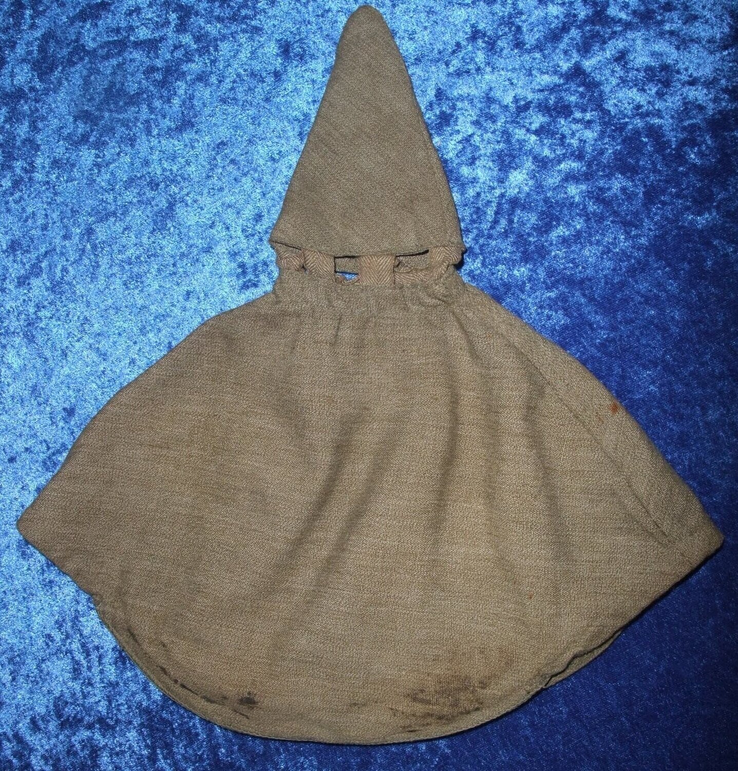 1. Weltkrieg feldgrauer Tarnüberzug für eine Offiziers Pickelhaube 2x D.R.P. gestempelt