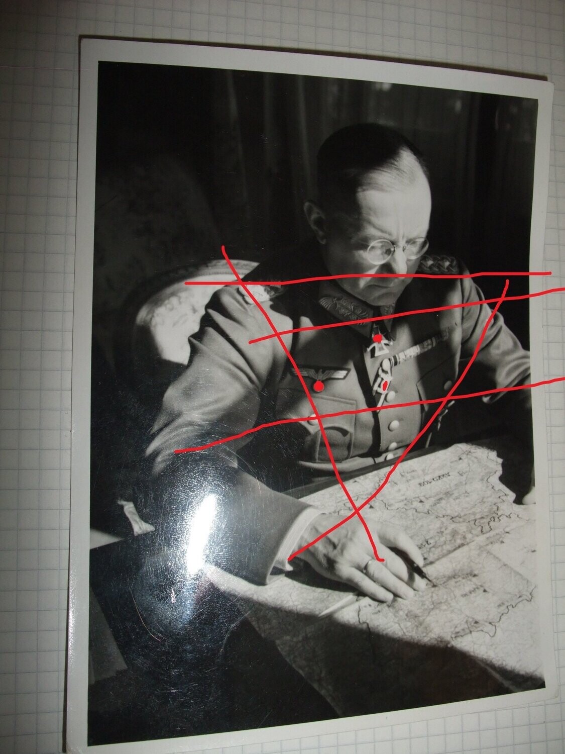 O143, Foto General Franz Böhme mit Ritterkreuz