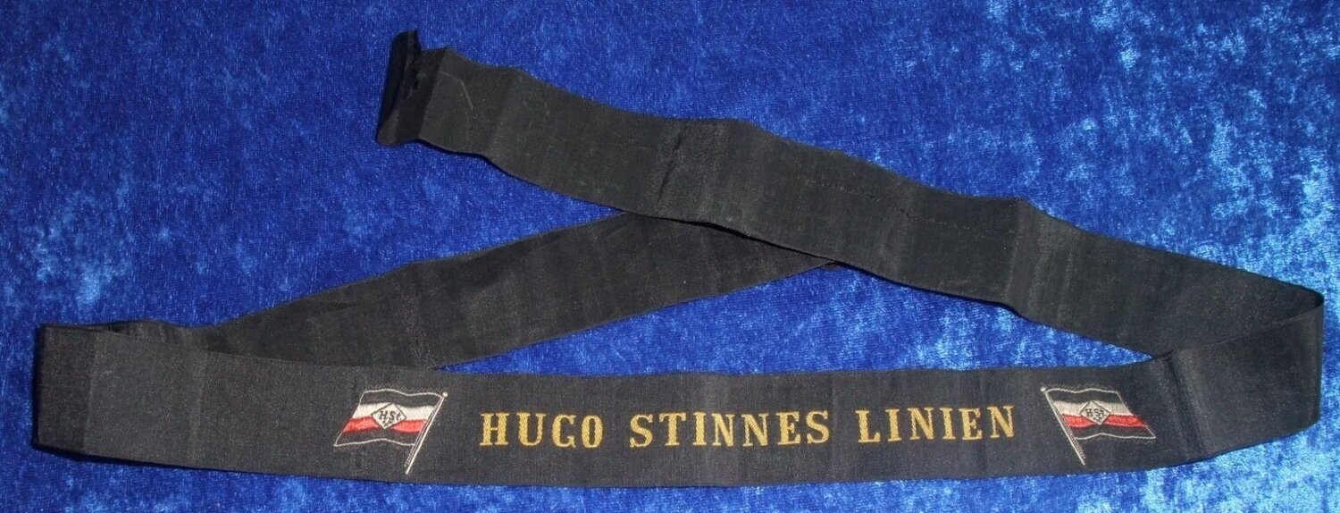 Mützenband Hugo Stinnes Linien Hamburg