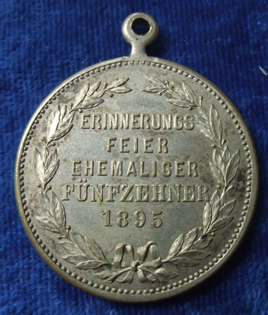 Bayern Medaille 1895 NÜRNBERG - Erinnerungsfeier Ehemaliger Fünfzehner 33mm