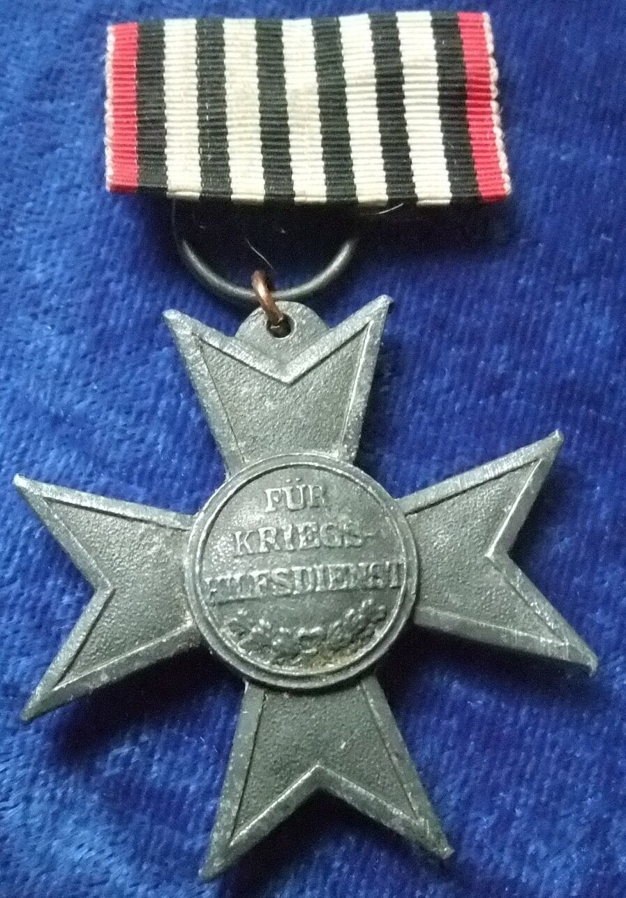 Preussen Kreuz für Kriegshilfsdienst am Band