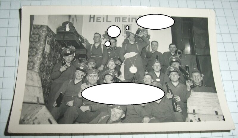 O160, Foto Wehrmacht Soldaten Propaganda Budenzauber