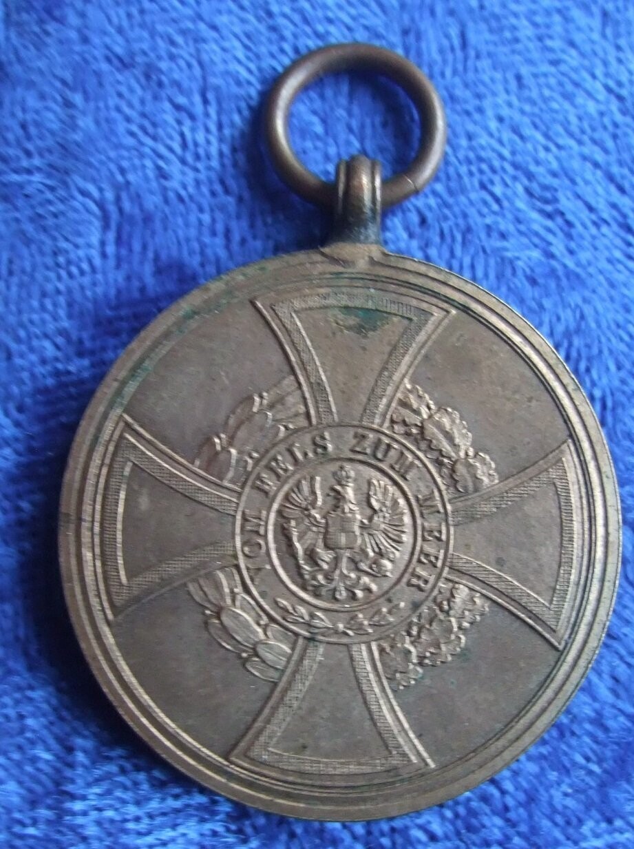 Preußen Medaille 1848 Friedrich Wilhelm 1849. Vom Fels zum Meer