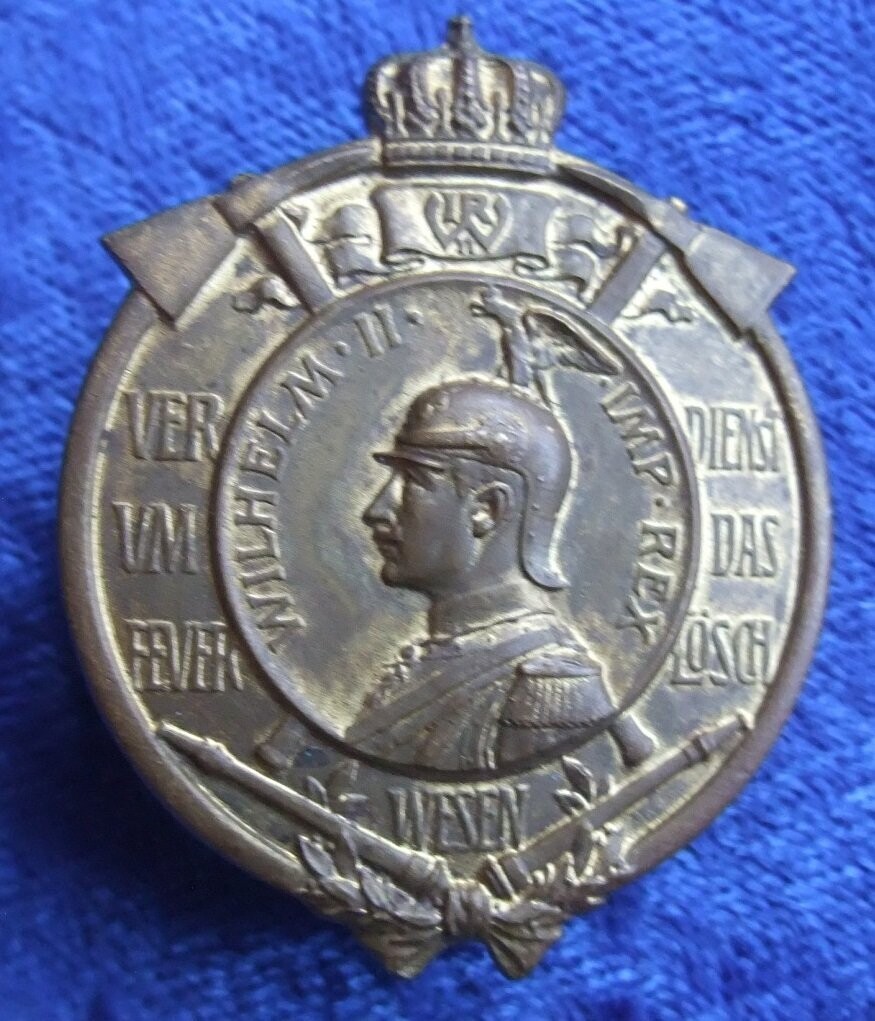 Preußen Erinnerungszeichen für Verdienste um das Feuerlöschwesen 1908