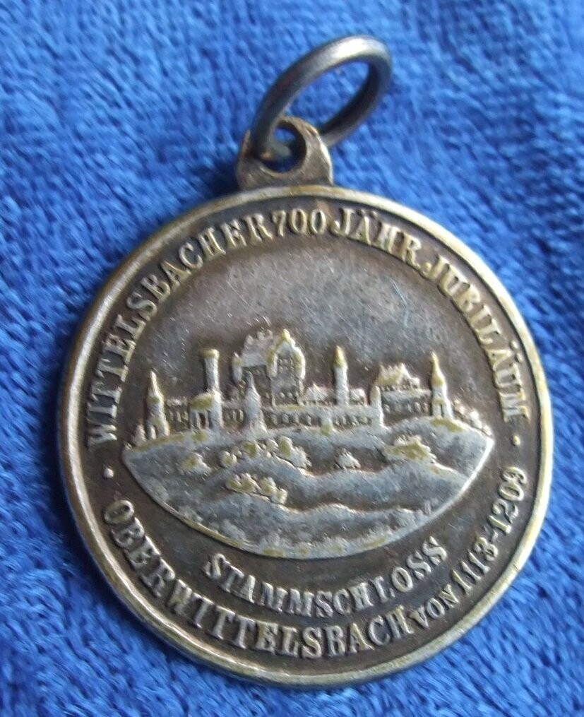 Bayern Medaille 700 Jahre Wittelsbacher Stammschloss Oberwittelsbach, Silber