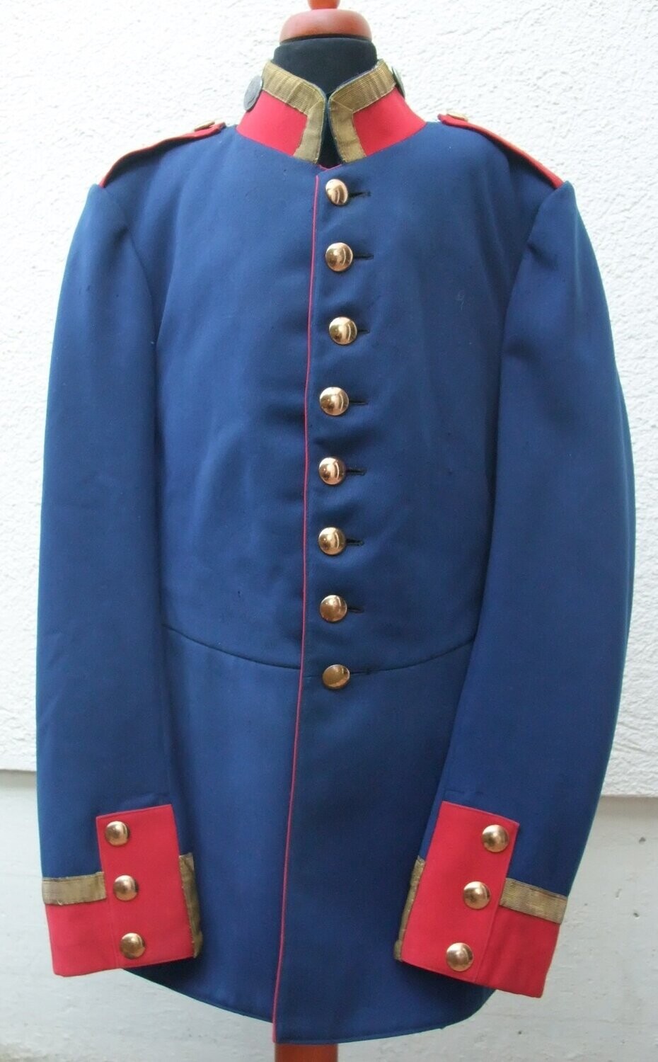 Bayern: Waffenrock eines Angehörigen des Königlich Bayerisches 8. Infanterie-Regiments „Großherzog Friedrich II. von Baden“