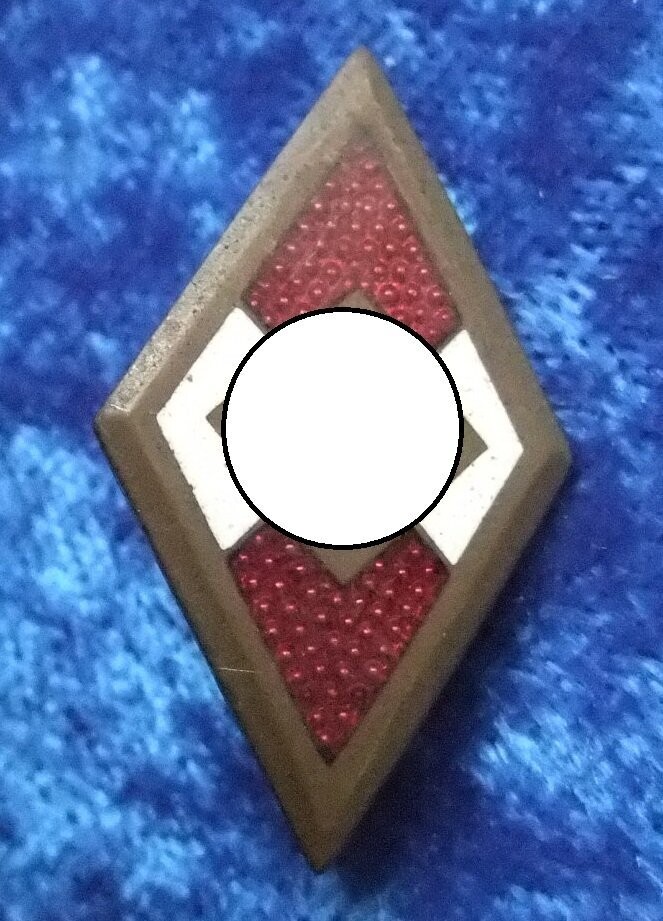 Hitlerjugend HJ Goldenes HJ-Ehrenzeichen mit Hersteller  RZM M1/120 für die Firma Wilhelm Deumer Lüdenscheid