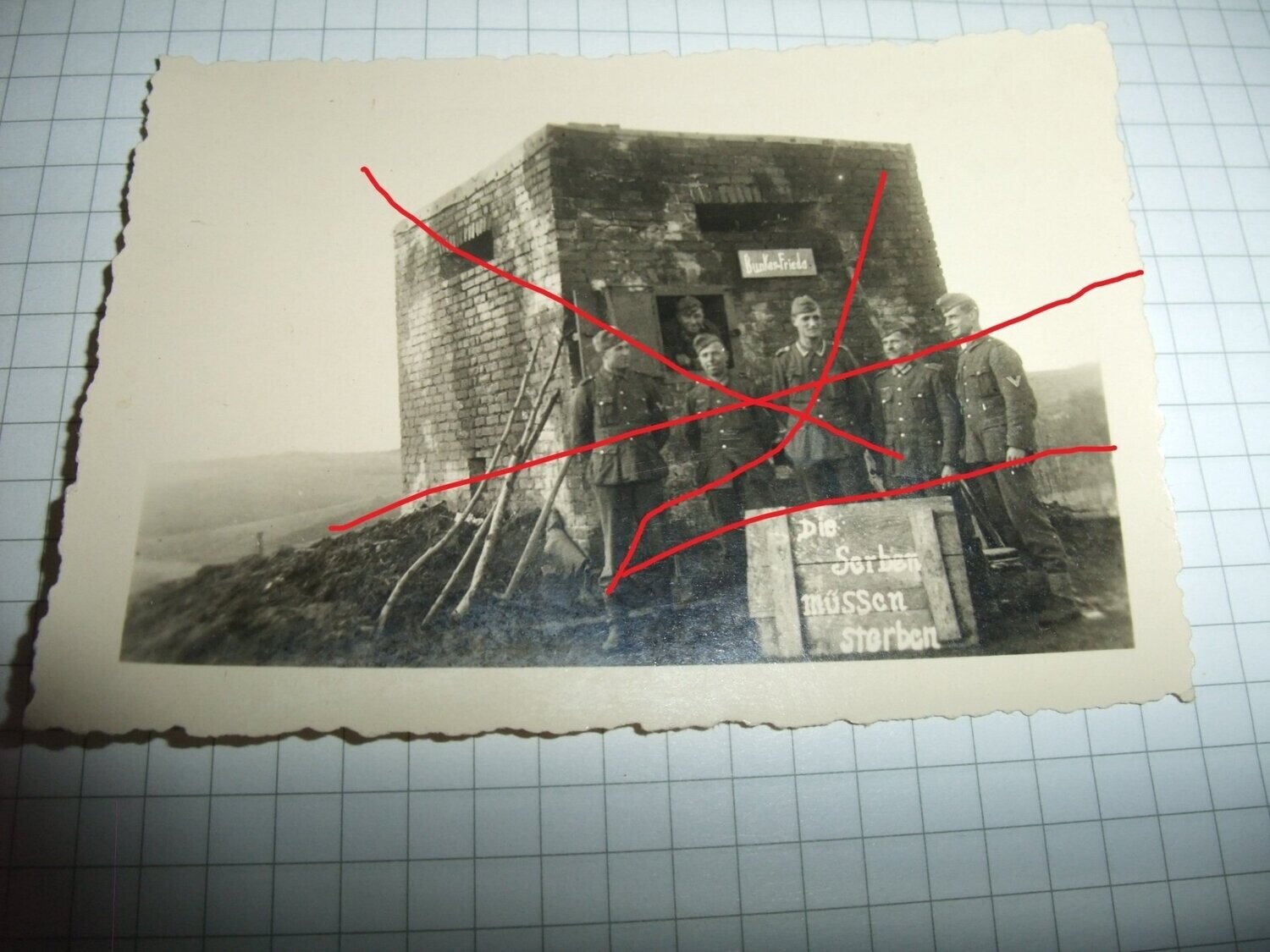 O174, Foto Bunker Jugoslawien Propaganda Serbien