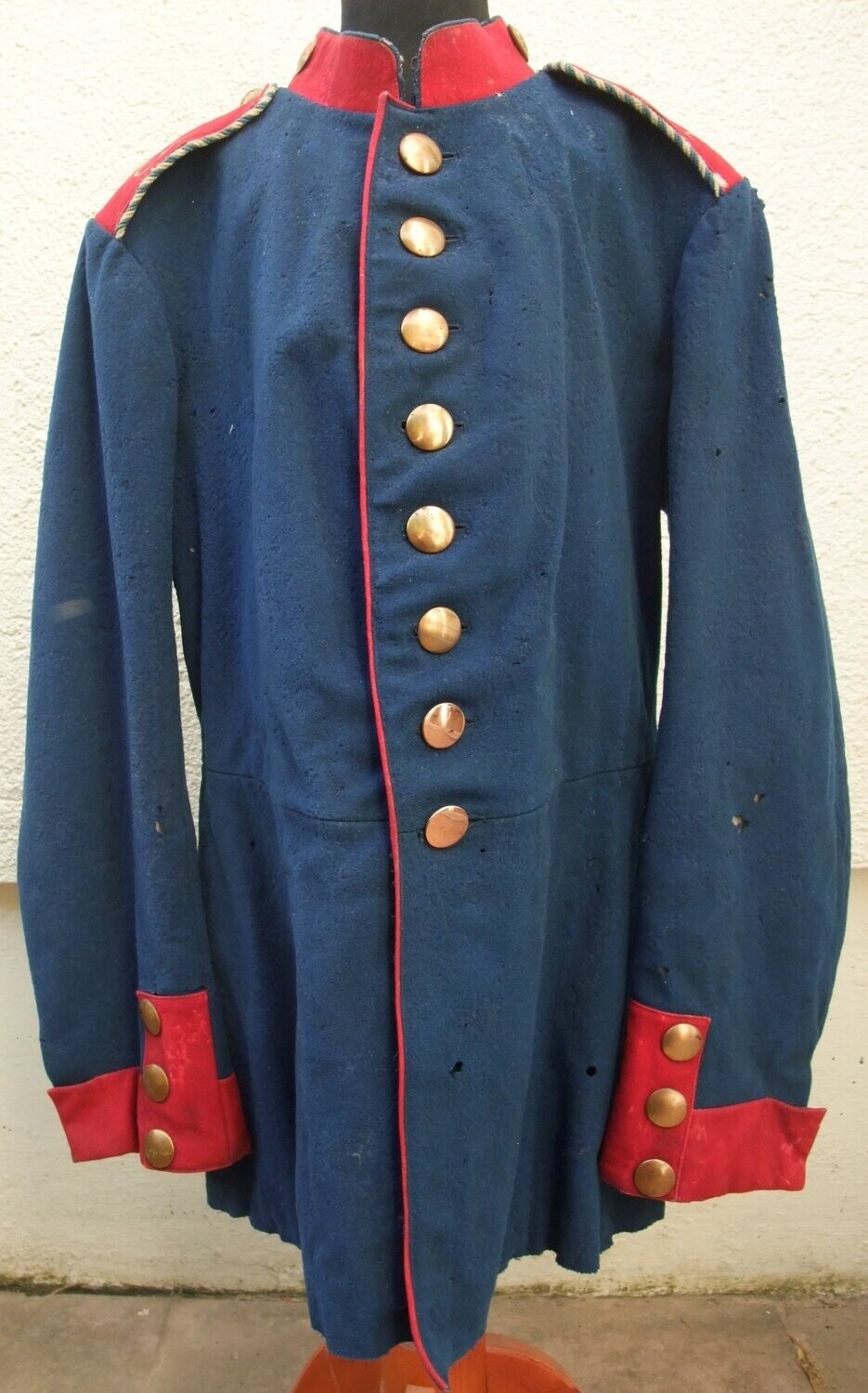 Bayern: Waffenrock für einen Einjährig Freiwilligen im Königlich Bayerischen 23. Infanterie-Regiment „König Ferdinand der Bulgaren“ Landau.