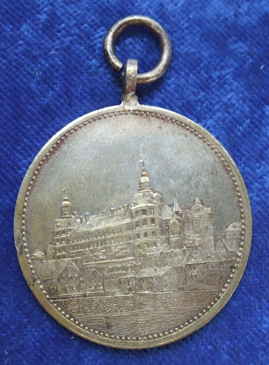 Bayern Medaille 1895 NÜRNBERG - Erinnerungsfeier Ehemaliger Fünfzehner 33mm