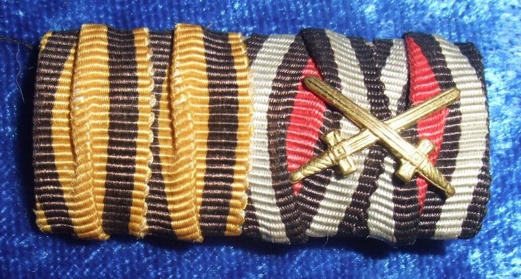 Württemberg 2er Feldspange mit MVM, FEK