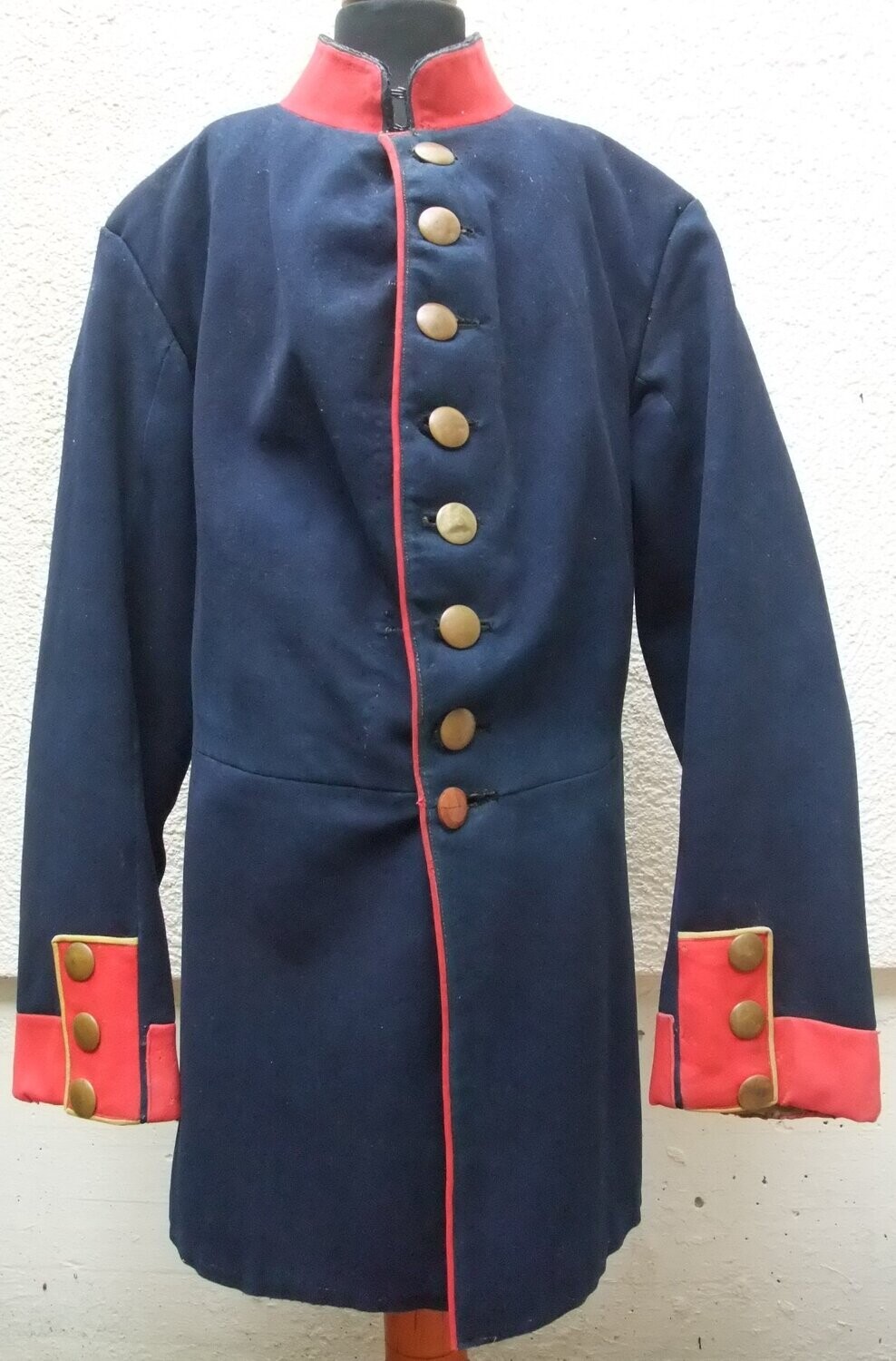 Preussen: Waffenrock 1. Nassauisches Infanterie-Regiment Nr. 87 Mainz 1882.