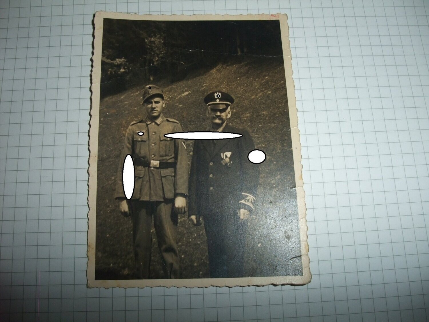 O203, WH Soldat mit Vater Uniform Reichskriegerbund