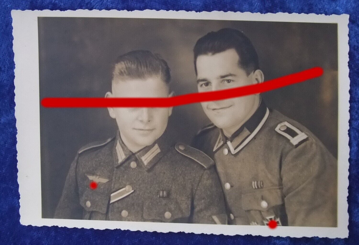 O217, Portraitfoto Wehrmacht Orden EK1 usw.