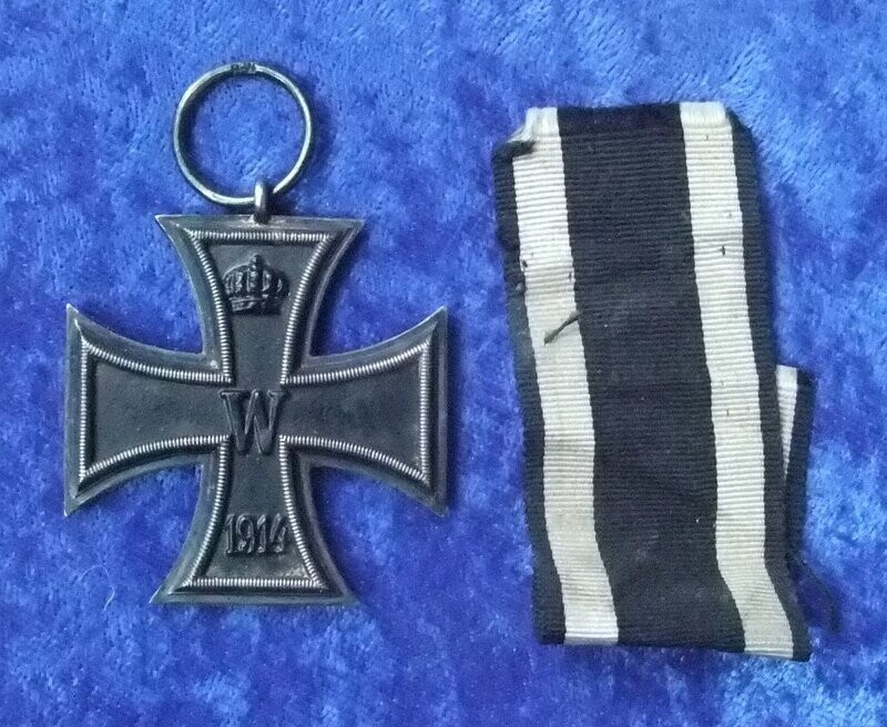 Eisernes Kreuz 2. Klasse EK2 1914 Hersteller S-W