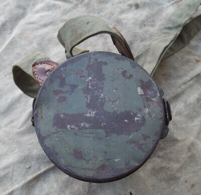 Gasmaskenbehälter WW1 - Deutsche Feldgraue Bereitschaftsbüchse Replik