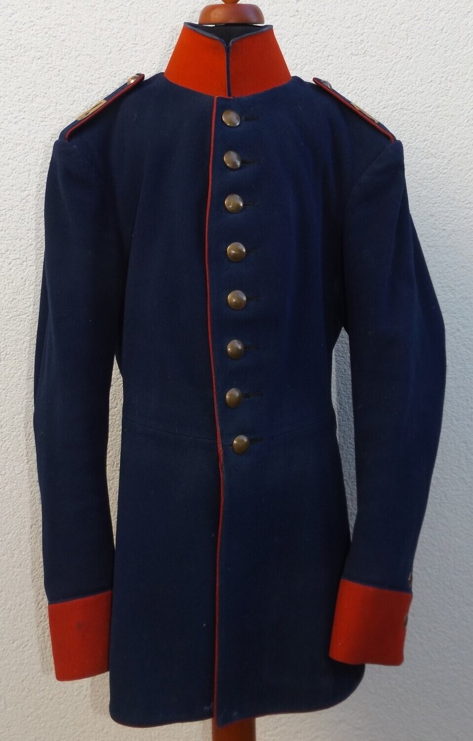 Sachsen: Uniform Waffenrock Infanterie-Regiment Nr. 179 Leipzig, Kammerstück von 1907 - übergegangen in Eigentum.