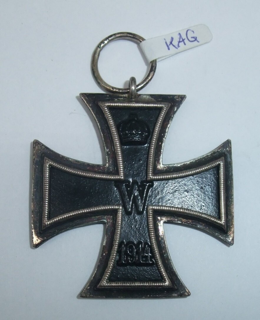 Eisernes Kreuz 2. Klasse EK2 1914 Hersteller KAG.
