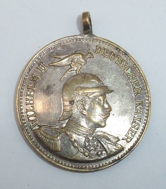 Deutsch-Südwestafrika: Medaille zur Erinnerung an die Aufstände in Deutsch-Südwest-Afrika.