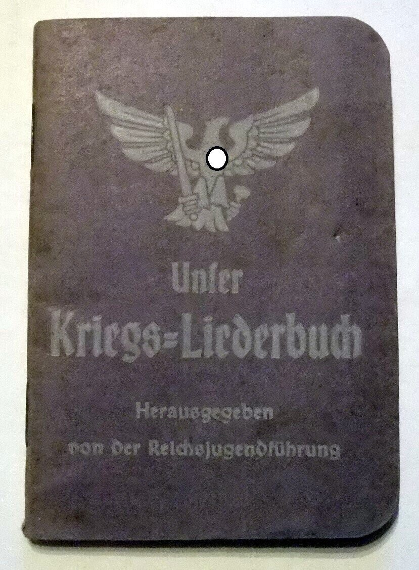 Buch:   Unser Kriegs-Liederbuch, Reichsjugendführung, HJ, ca. 1940.