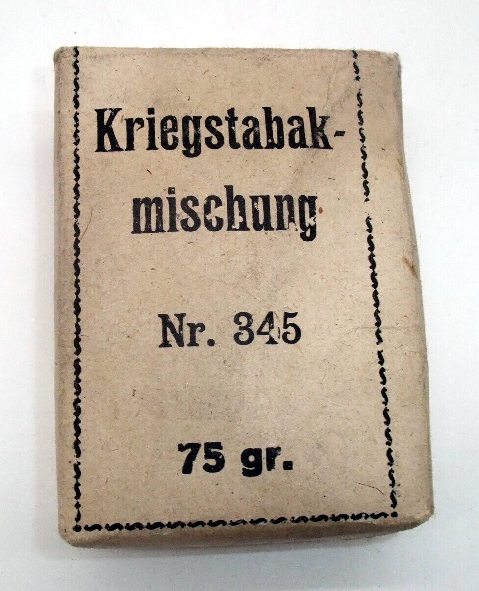 Deutsches Reich: 1. Weltkrieg, Kriegstabakmischung Nr.345 - 75 gr., ungeöffnet.