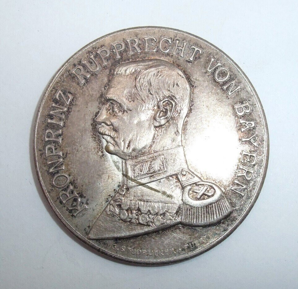 Bayern: Medaille auf den Erinnerungstag der deutschen Armee und Marine in Nürnberg 1926.