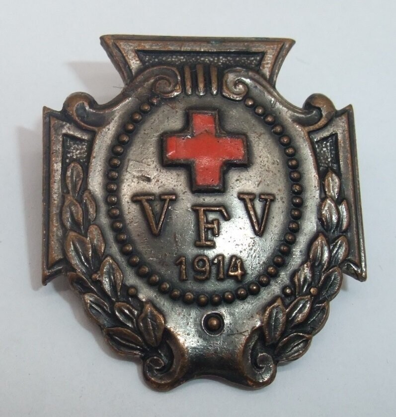 Preussen: Rotes Kreuz Vaterländischer Frauenverein vom Roten Kreuz( VFV) Kriegsdienstabz.