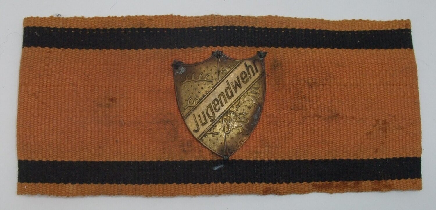 Württemberg: Armbinde Jugendwehr.
