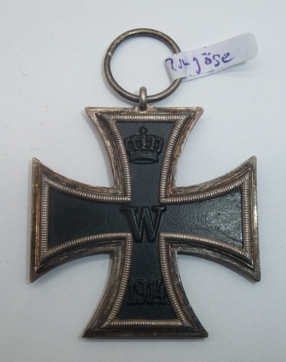 Eisernes Kreuz 2. Klasse EK2 1914 Hersteller We auf der Öse