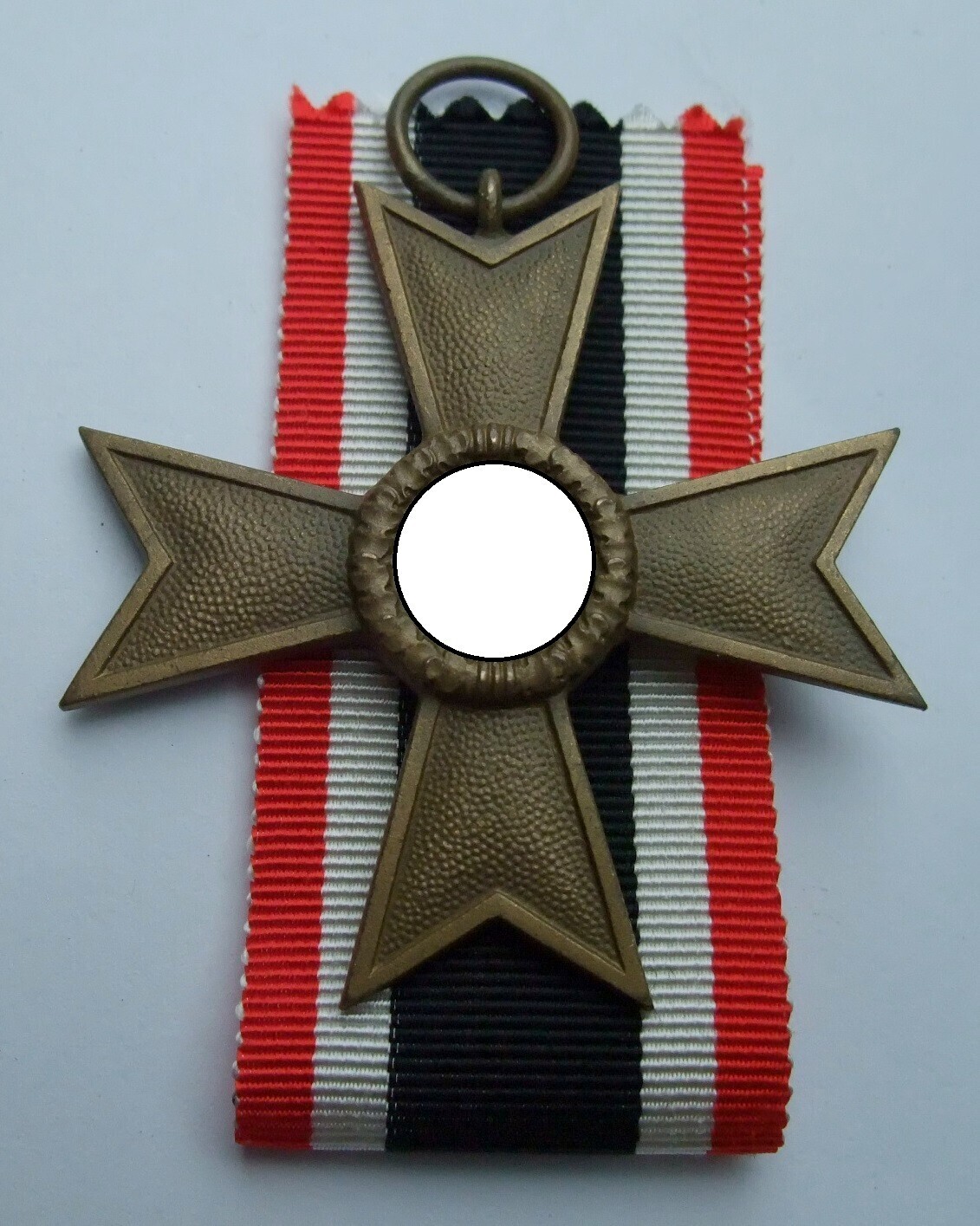 Kriegsverdienstkreuz KVK 2. Klasse ohne Schwerter, Buntmetall, Hersteller 52 Gottlieb & Wagner, Idar Oberstein